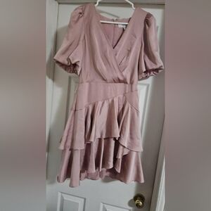 Elegant Mauve Women's Dress